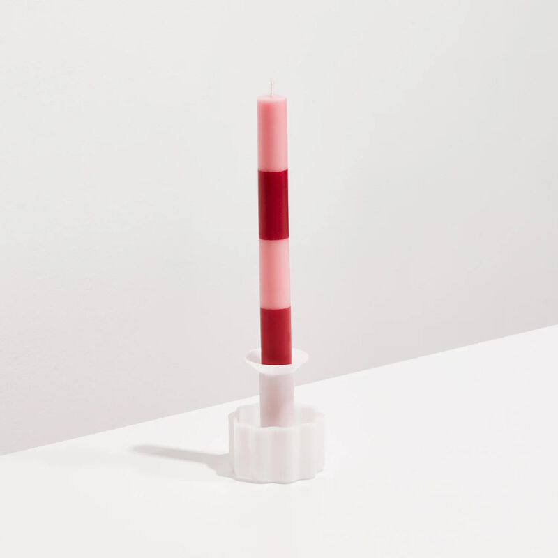 FAZEEK Striped Dinner Candles 4Pk image number 1